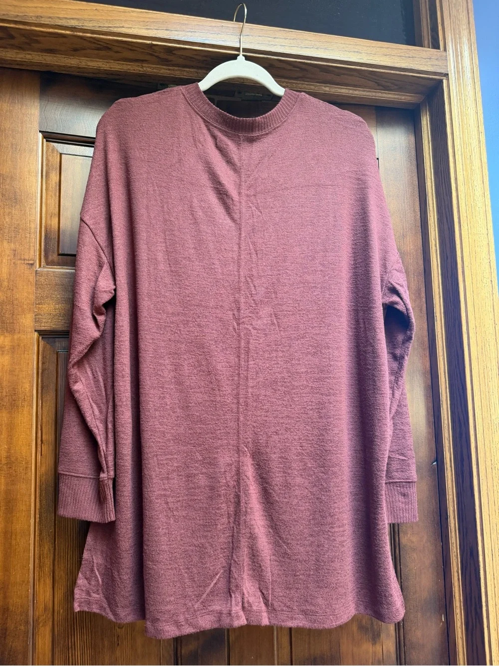 Abercrombie & Fitch Women’s Soft Boyfriend Henley Shirts-Navy, Olive, Burgundy